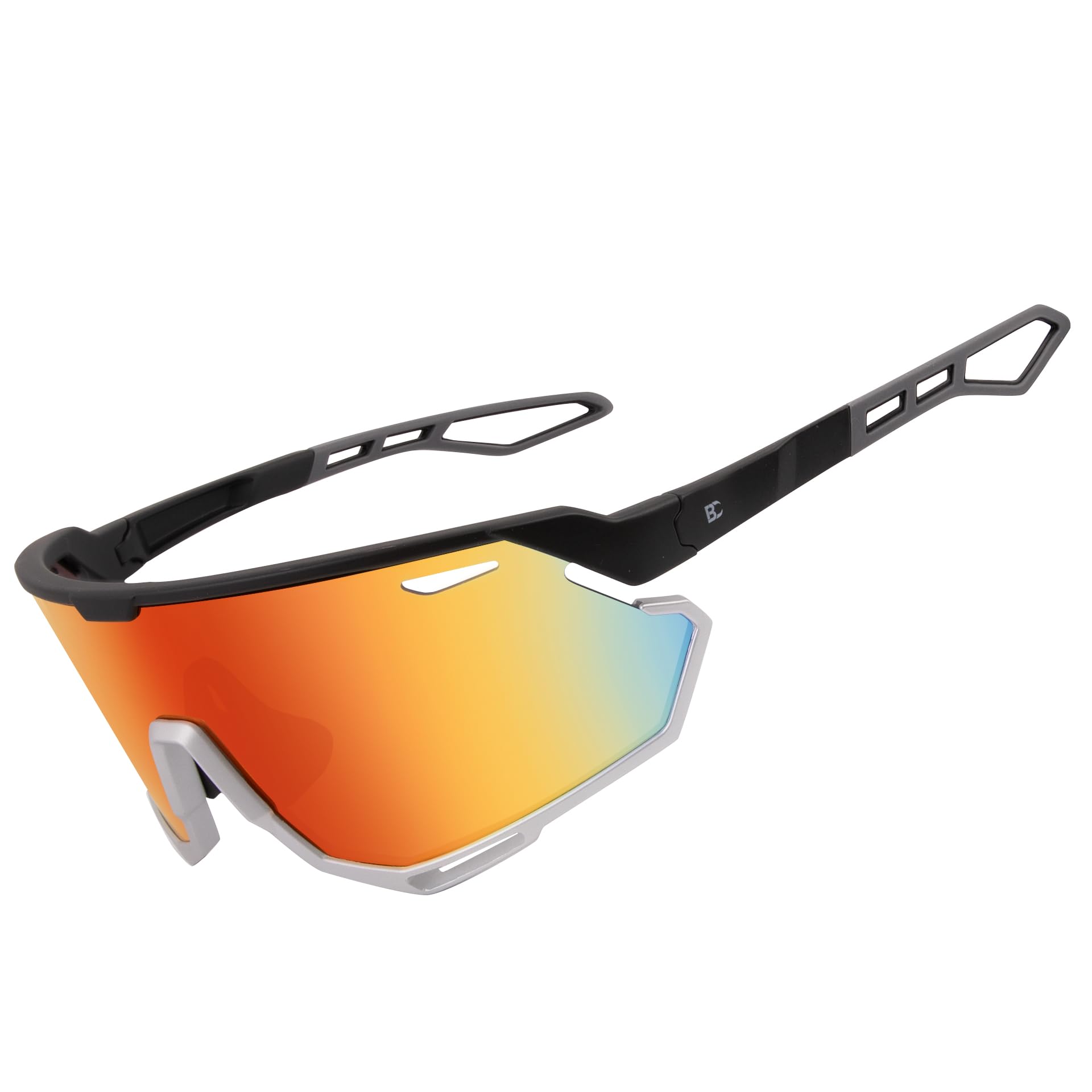 Bircenpro Cycling Sunglasses for Men Women - UV400 Protection Sports Glasses Running Sunglasses for Baseball MTB Golf Softball