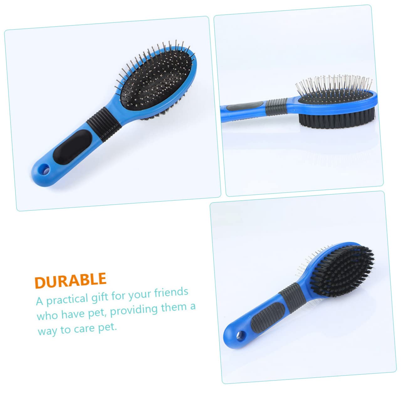 VANZACK 3stücke Haarentfernung Bürste Doppelseitige Pet Comb Für Katzen Und Kleine Hunde Ergonomisch Gestaltet Gegen Verfilzungen Und Lose Für Tierpflege