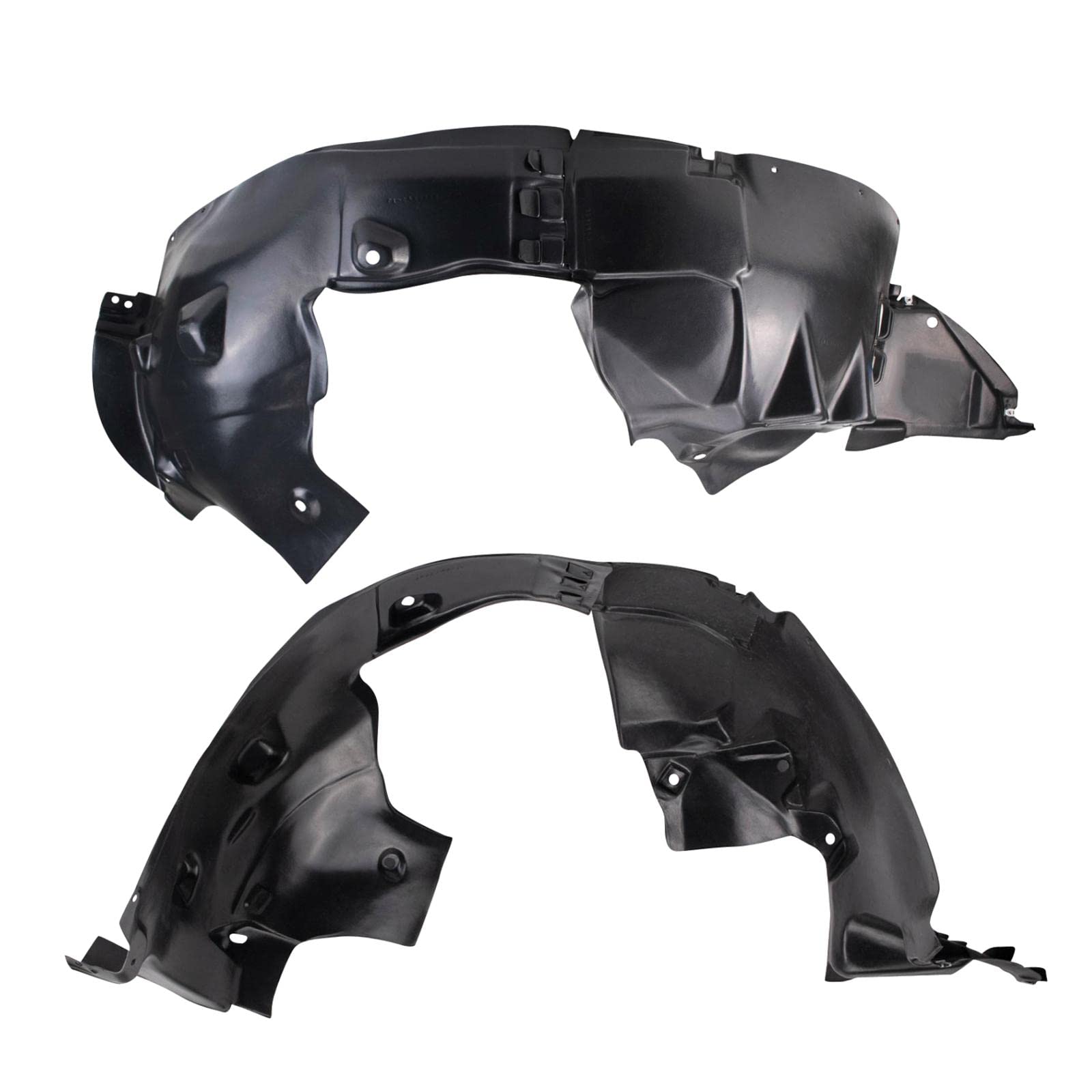 TRQ Inner Fender Liner Set Compatible with 2015-2016 Chevrolet Sonic GM1248255 GM1249241