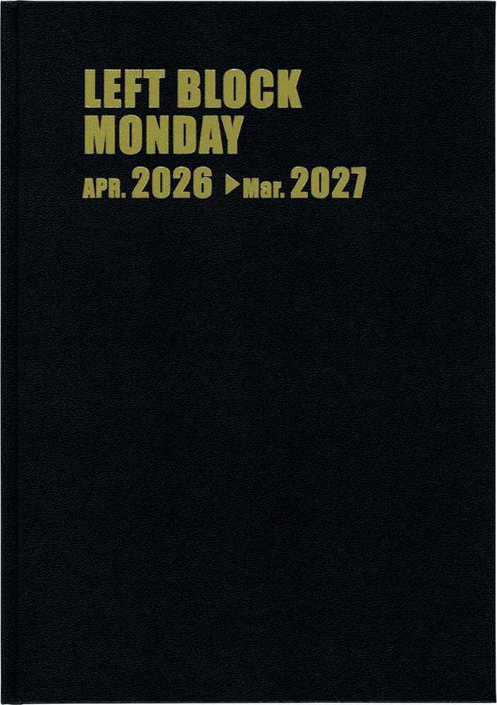 Amazon.co.jp: 博文館 手帳 2026年 4月始まり A4 マンスリー レフト