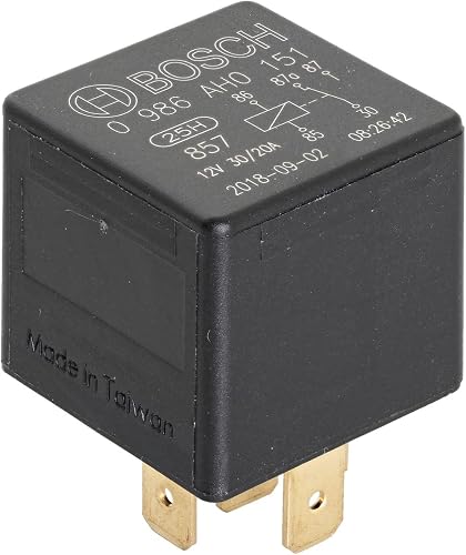 Bosch 0986Ah0151 Relais 12V 20A, 5 Terminaux, Ip5K4, Résistance aux Températures