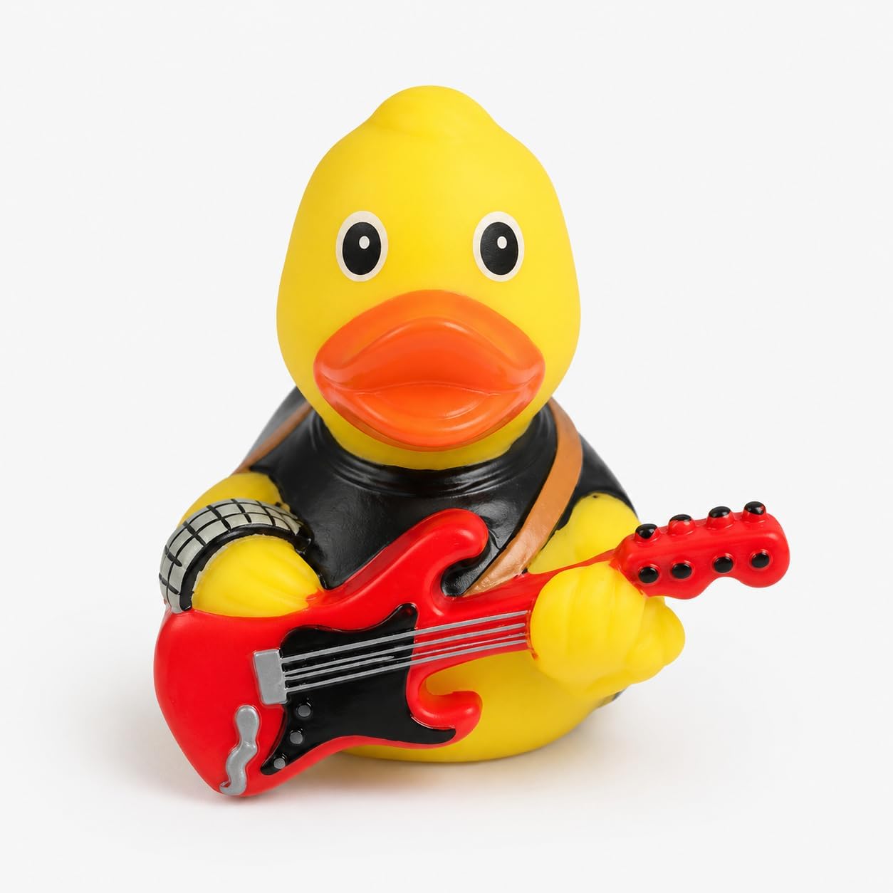 3 Inch DUCKY CITY Rock n Roll Rubber Duck [Sealed, Floats Upright] for Jeeps, Guitar Music Bath Toy for Kids and Toddlers, Baby Safe Funny Duck Gift, Collectible Rubber Duckies, Party Favor image 2