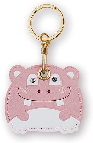 Miniatura 213 de Funda de cuero compatible con Apple AirTag, rastreador de llavero GPS Airtag con llavero, cubierta protectora antiarañazos para AirTag