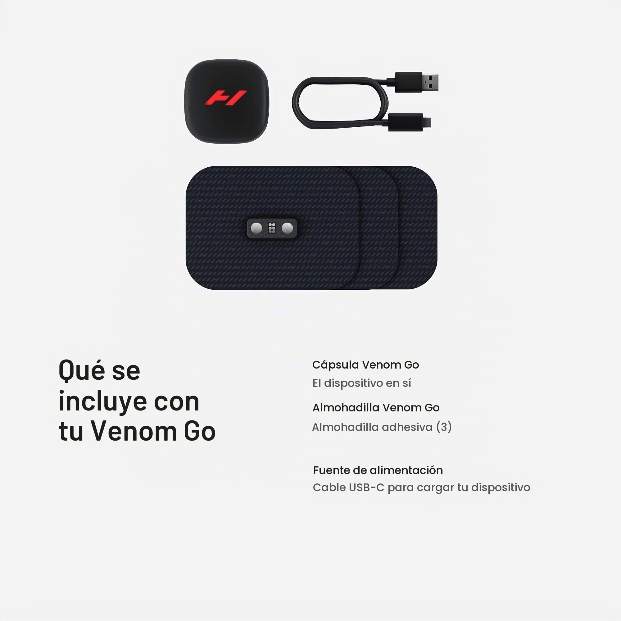 Hyperice Venom Go Combina tres niveles de tecnología calmante HyperHeat y tres patrones de vibración terapéuticos para aliviar los músculos adoloridos y rígidos (Venom Go)