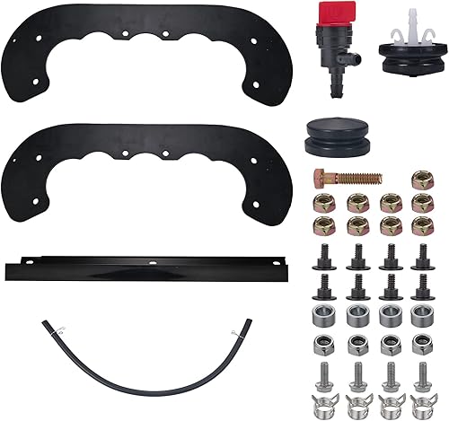 Miniatura 6 de Mikatesi 99-9313 paletas sopladoras de nieve 2 piezas con barra raspadora 133-5585 Kit de tornillos y tuercas para Toro PowerClear 621 621R 621 E