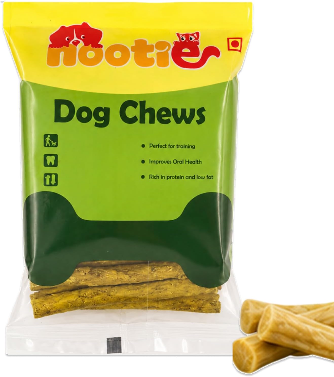 Dog Chew Sticks | Real Chicken | Long-Lasting Dental Chews | Plaque & Tartar Removal | Human-Grade Treats | All Breeds & Life Stages | 1 Kg