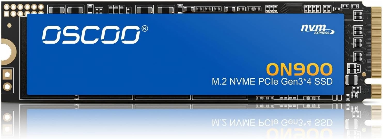 1TB NVMe PCIe 3.0 x4 SSD, Up to 3,500MB/s Read & 3,000MB/s Write, 3D TLC NAND, M.2 2280 Internal SSD for Gaming, Laptop, PC, Desktop Workstations
