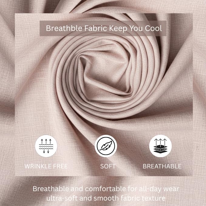 Image of GRECIILOOKS Kurta for Man | Shirt for Man Regular Fit | Mens Casual Shirts | Linen Shirt for Man's | Full Sleeve Shirts for Mens Stylish | Mandarin Collar | Kurta Placket Style