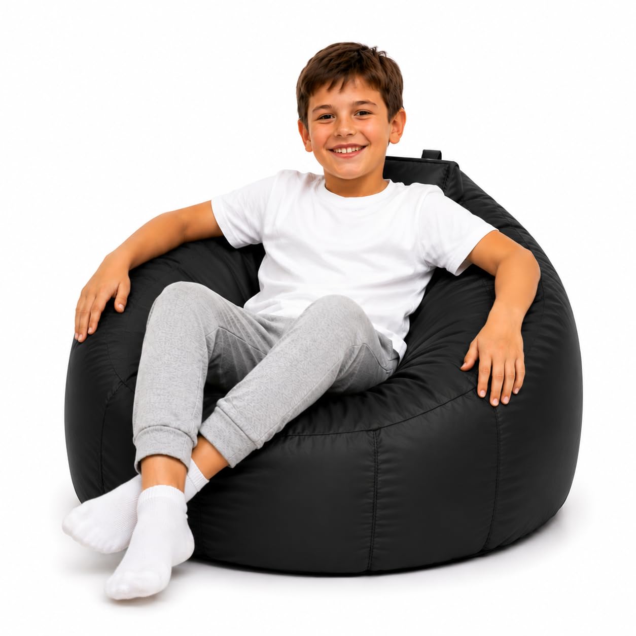 MaxiBean Large Bean Bag Chair for Kids and Children, Gaming BeanBag Cushion with Filling Beans Included