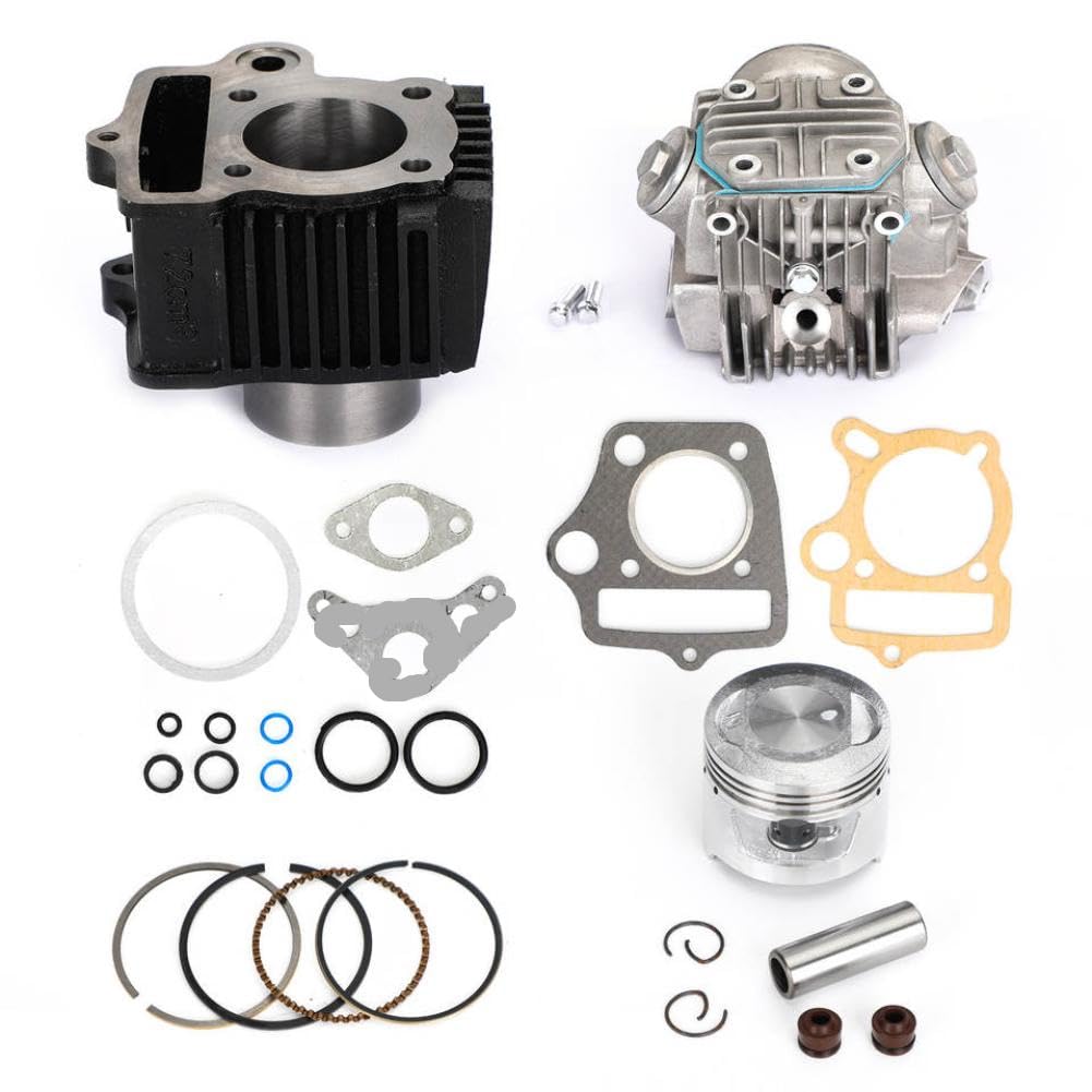 Set guarnizioni testa pistone cilindro 12101GB0910 12251111730 per parti moto compatibili di ricambio motore CRF70F ATC70 TRX70 CT70 S65
