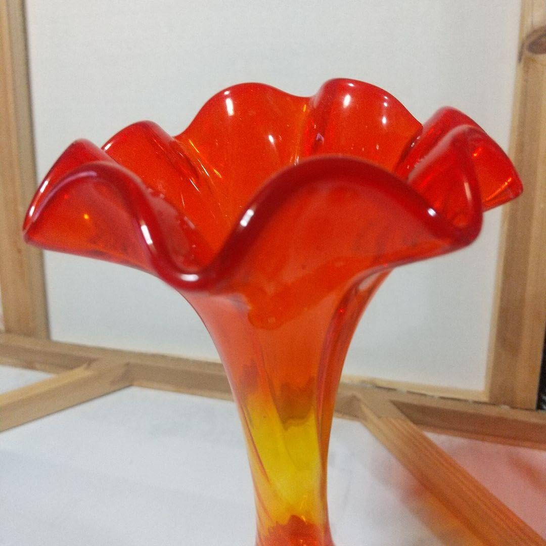 Amazon.co.jp: 琉球ガラス 花瓶 レッド系 : ホーム＆キッチン