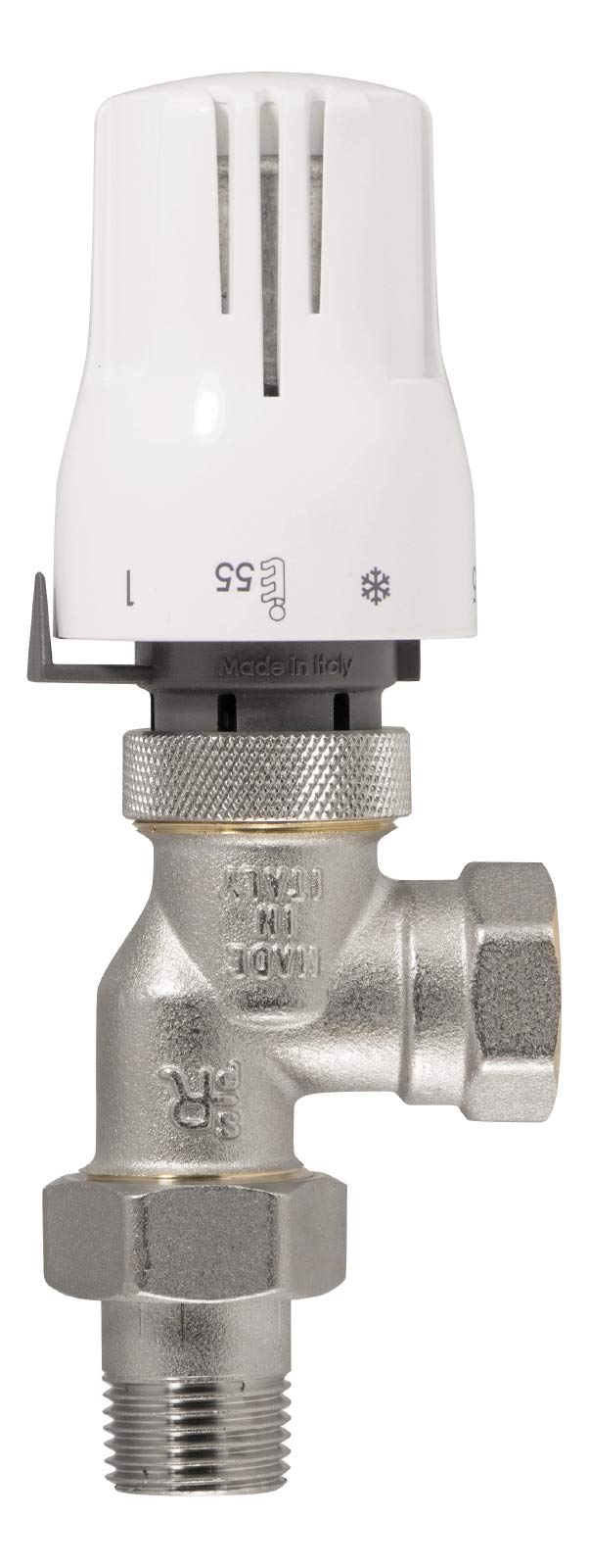 Sanitop-Wingenroth Thermostatic Complete Set Corner Form, Radiator, Heating, 1/2 inch, 27286 5