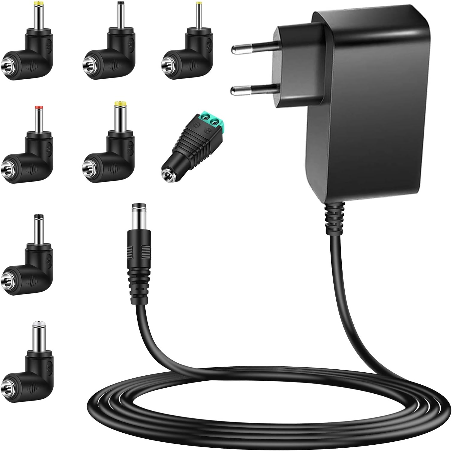 Cina Adattatore Di Alimentazione Da 12 VDC 5A 4CH Con Cavo AC - Foto 3