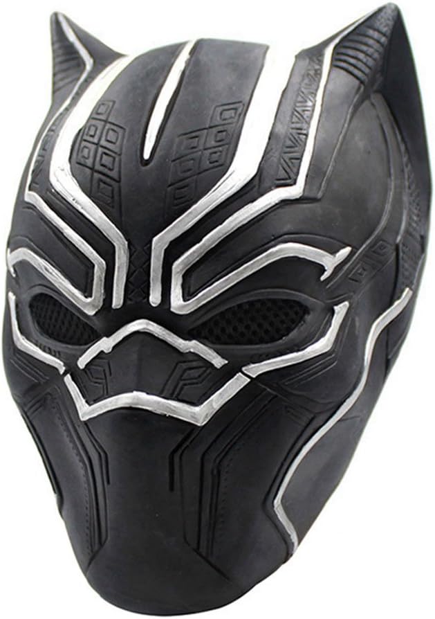 Mask Full Face Party Black Panther Masks Movie Cosplay Latex Rubber Party Props