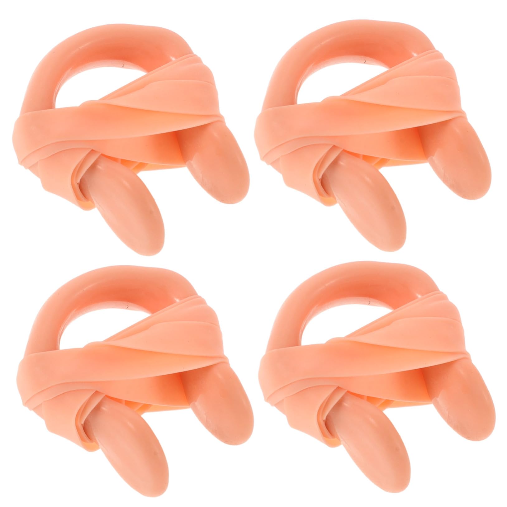 HONMEET 4pcs Swimmers Nose Clip Nose Stop Clips Nose Nasal Stopper Swimming Adults Strap Moldable for Swim Nose Clip Plug Water Silicon Nose Clips Swimmer Nose Clips Beige