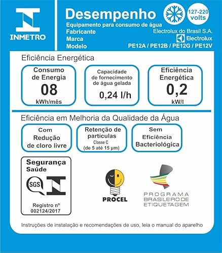 Purificador de Água Elétrico Compacto Electrolux Bivolt - Grafite Purificador de Água Elétrico Compacto Electrolux Bivolt - Grafite - Imagem 7