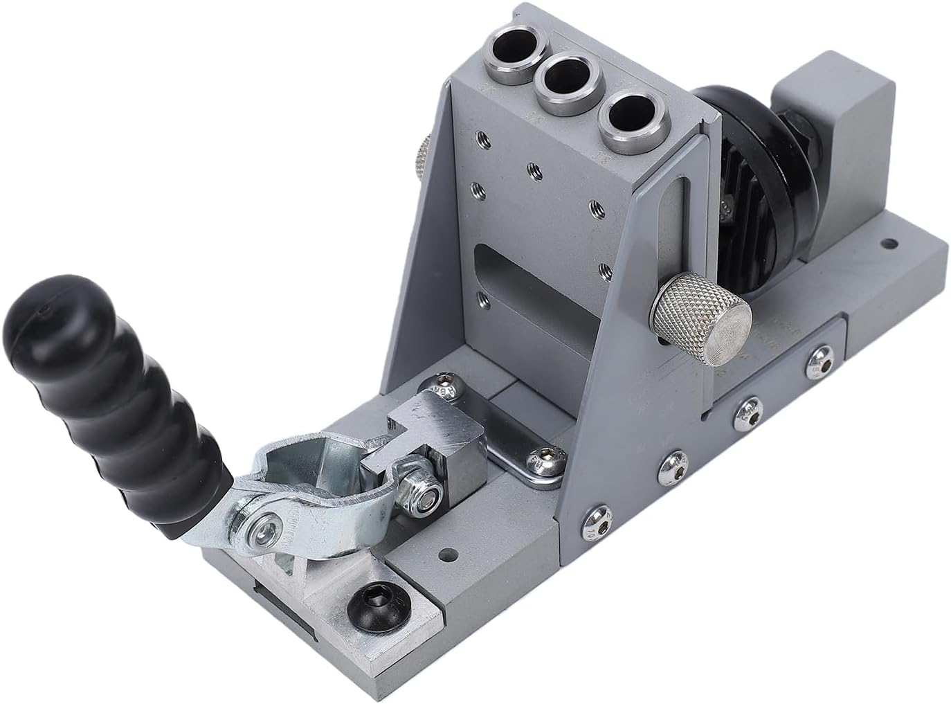 Fafeicy Pocket Hole Jig Kit with 15 Degree Precise Drilling Guide 3/8 Inch Step Drill Bit Depth Limit Ring and Vacuum Adapter for Woodworking Furniture Cabinet Making