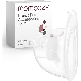momcozy complete kit compatible with momcozy m5 only not for others.genuine m5 breast pump replacement accessories 160ml with double sealed flange 24mm