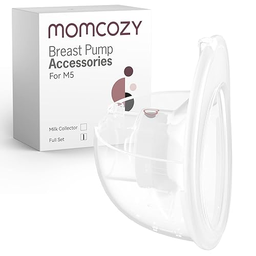 Miniatura 15 de Momcozy M5 - Extractor de leche inteligente controlado por aplicación, bomba eléctrica inalámbrica manos libres, 3 modos, 9 niveles de succión, sin