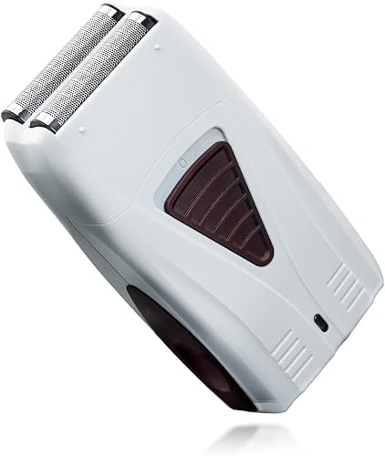 Afeitadora de aluminio, afeitadora de peluquería respetuosa con la piel y afeitadora de cabello para hombres, máquina de afeitar sin ruido,