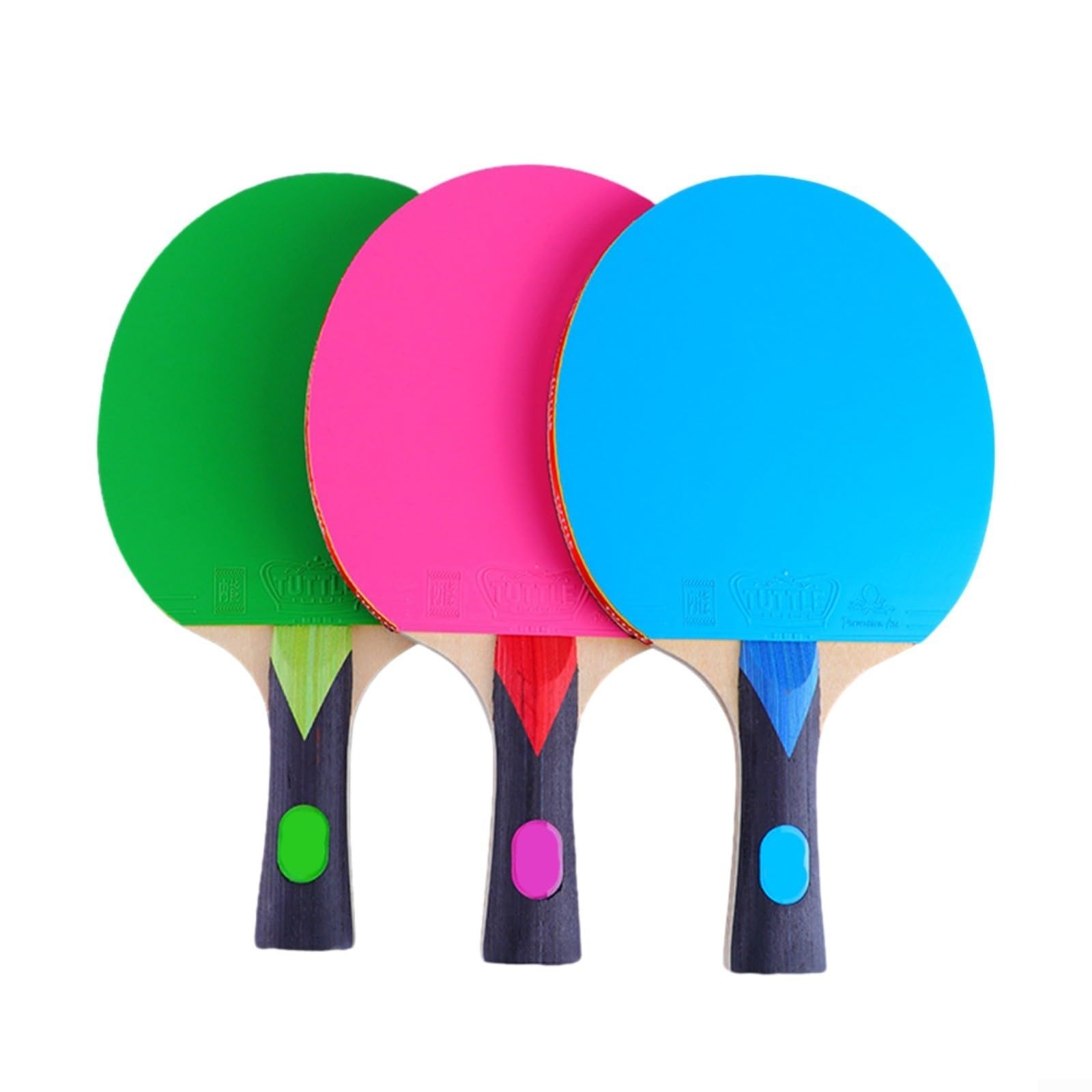 Racchetta da ping pong, racchetta da ping pong in legno con manico lungo, modello FL, racchetta professionale per allenamento con borsa