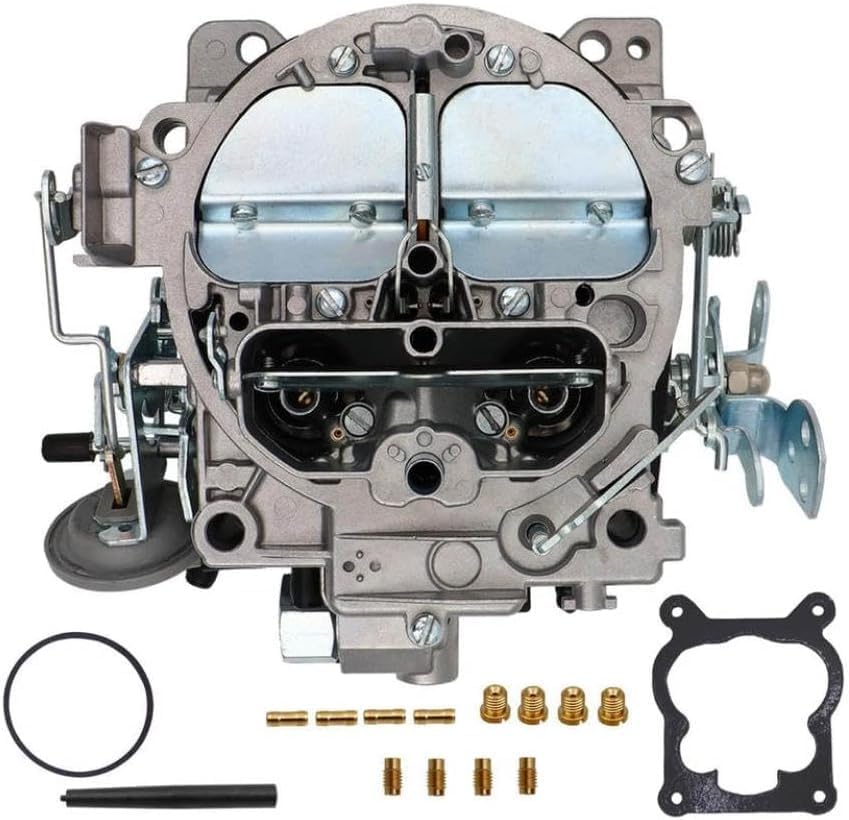 Aluminum V8 Carburetor Manual Choke 4-Barrel Style Compatible with Automotive Motorcycle Parts Corvettes Trucks Big Block for Part Number