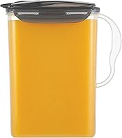 Vista 16 de LOCK & LOCK – Jarra de agua para puerta del refrigerador, con asa, sin BPA (bisfenol A), jarra de plástico con tapa abatible, perfecta para hacer