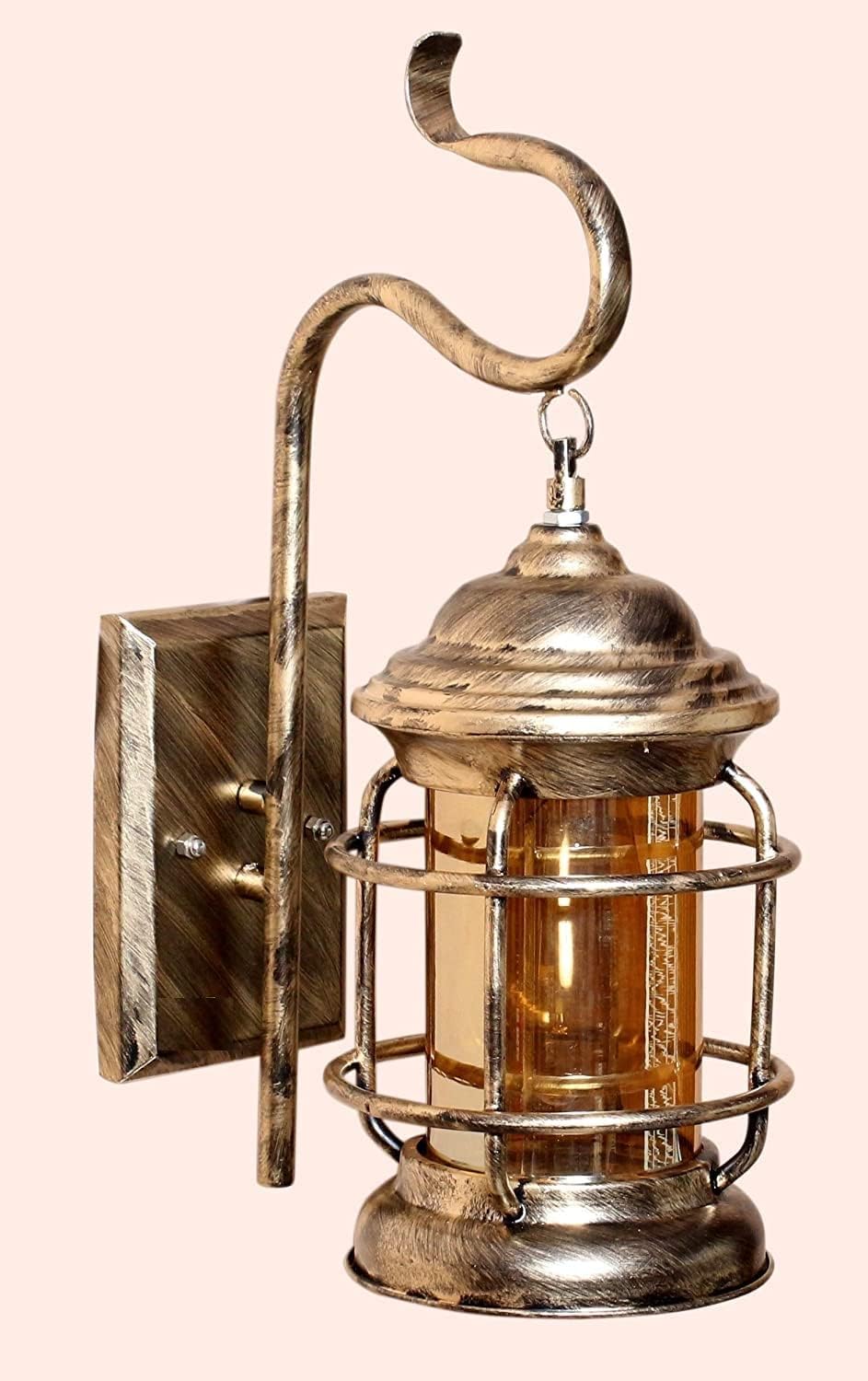 Kinis Dark Brown Glass Wall Light - Modern Decor -5