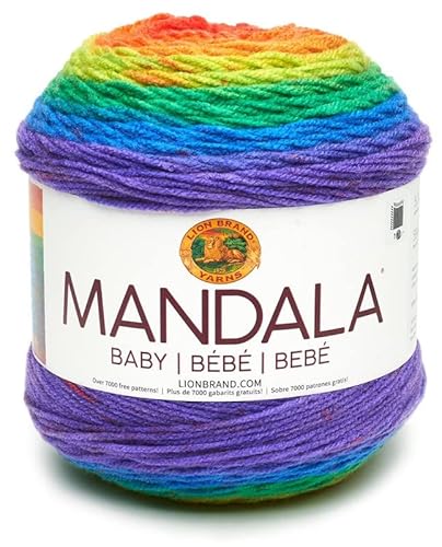 Lion Brand Yarn Mandala Baby - 6 Pack With Needle Gauge  thumb #2
