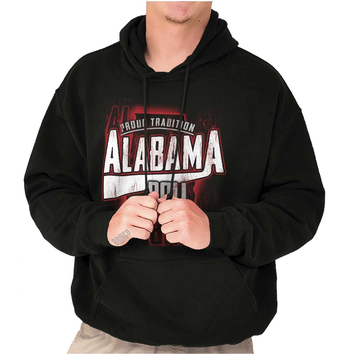Brisco Brands Alabama Tradition Distressed Athletic Hoodie