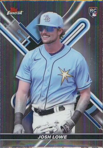 2022 Topps Finest #5 Josh Lowe RC Rookie Tampa Bay Rays MLB Baseball Trading Card