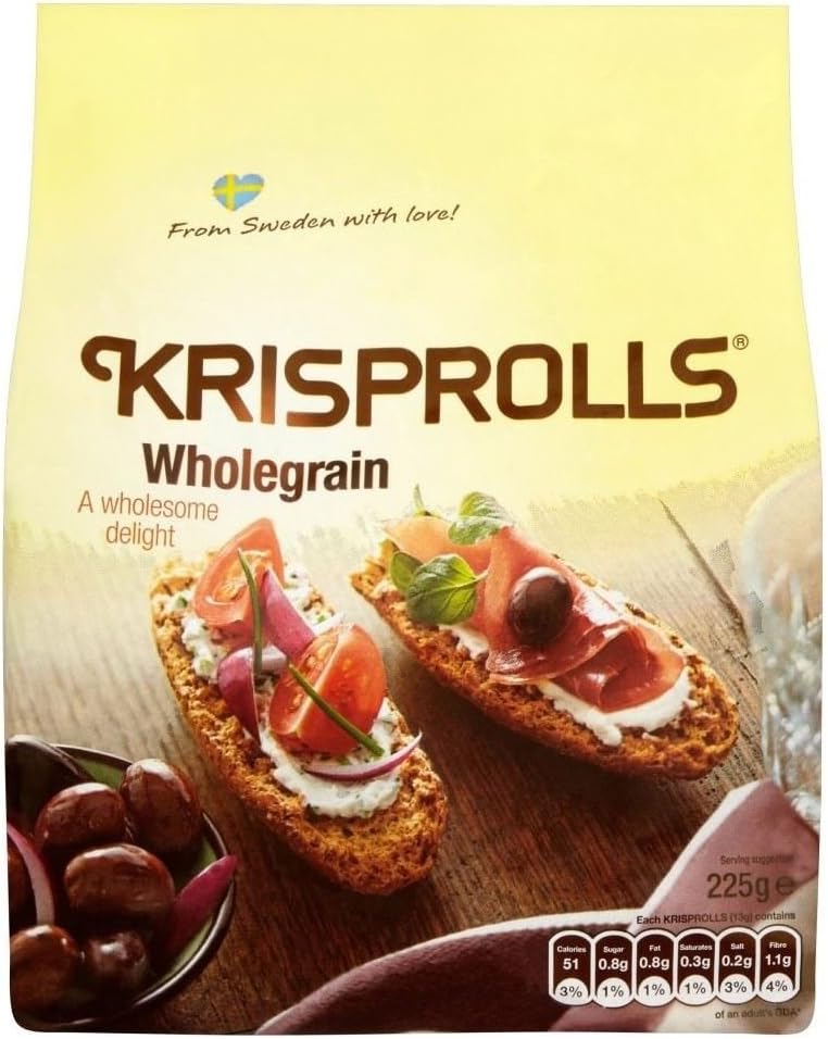 Wholegrain Krisprolls (225g) - Pack of 6