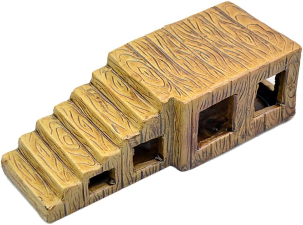 Ceramic Turtle Basking Platform Climbing Steps Sunbathing Stand for Turtle and Aquatic Pets and Easy to Clean Environment-Friendly Design