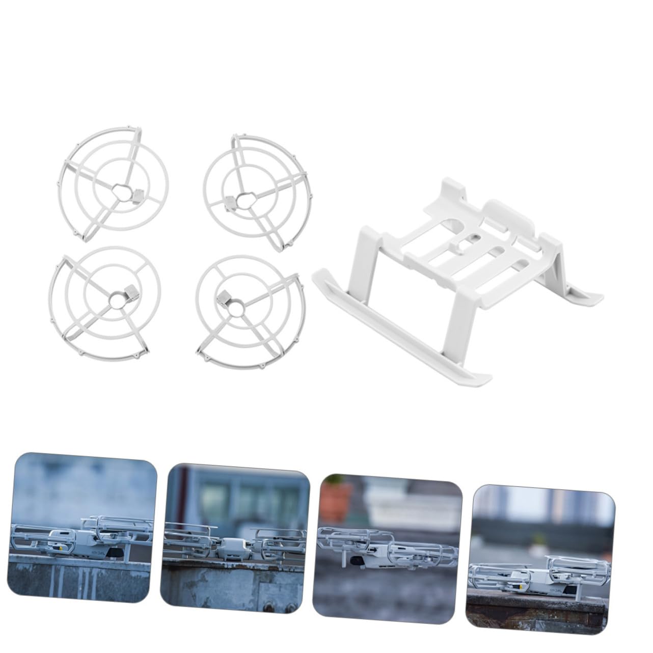 Protector de y Tren de Aterrizaje Extendido para Dron Mini Patas Elevadoras de Diseño Anti-colisión y para Drones de Bolsillo