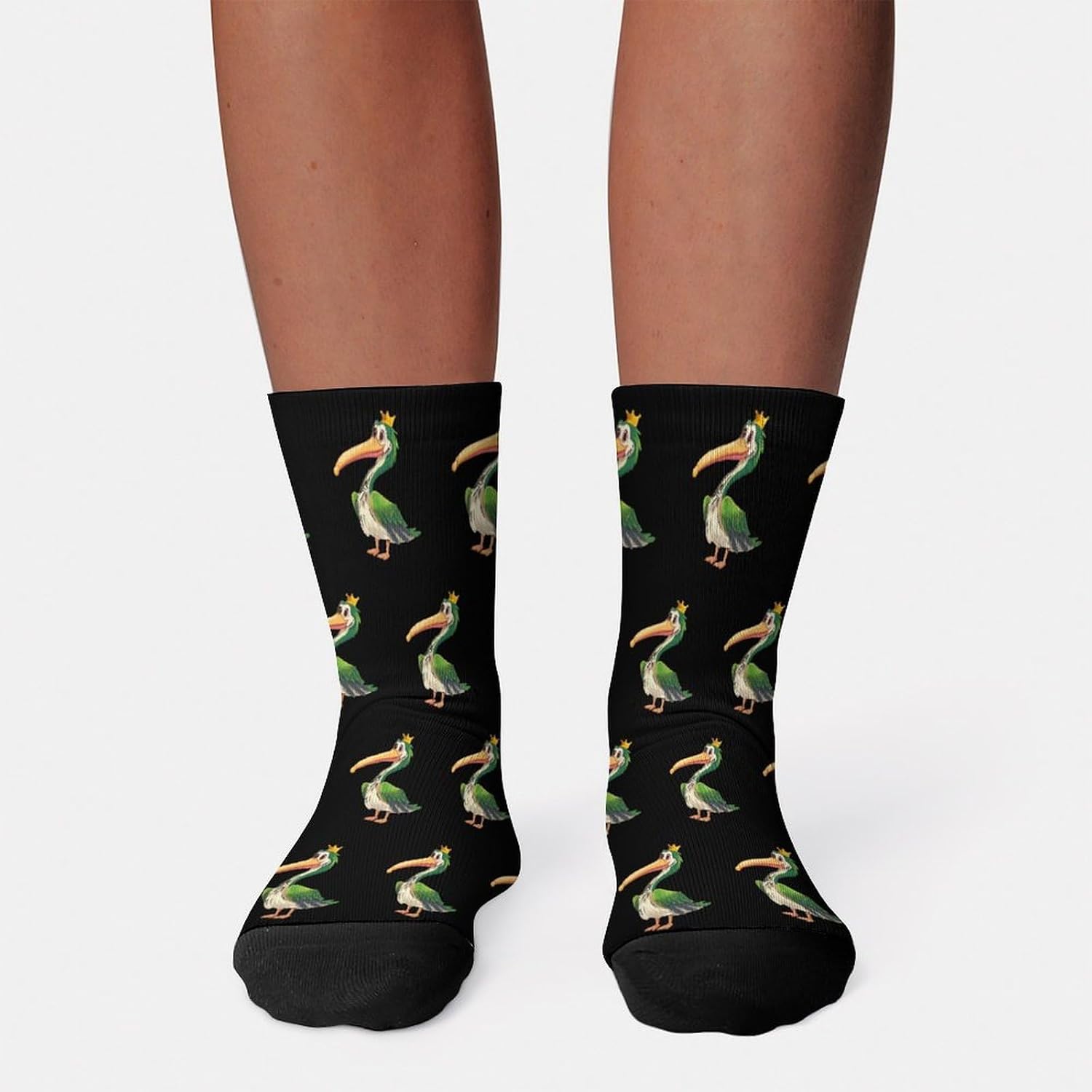 Kings-Pelicans Knee High Socks Athletic Long Stockings Sport Casual Crew Tube Sock Boot