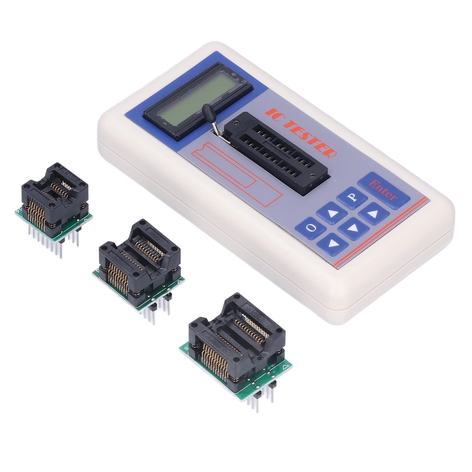 YWBL-WH Probador de Circuito Integrado con Modos Automáticos de 5V 3.3V Probador de Transistores Multifuncional TSH-06F