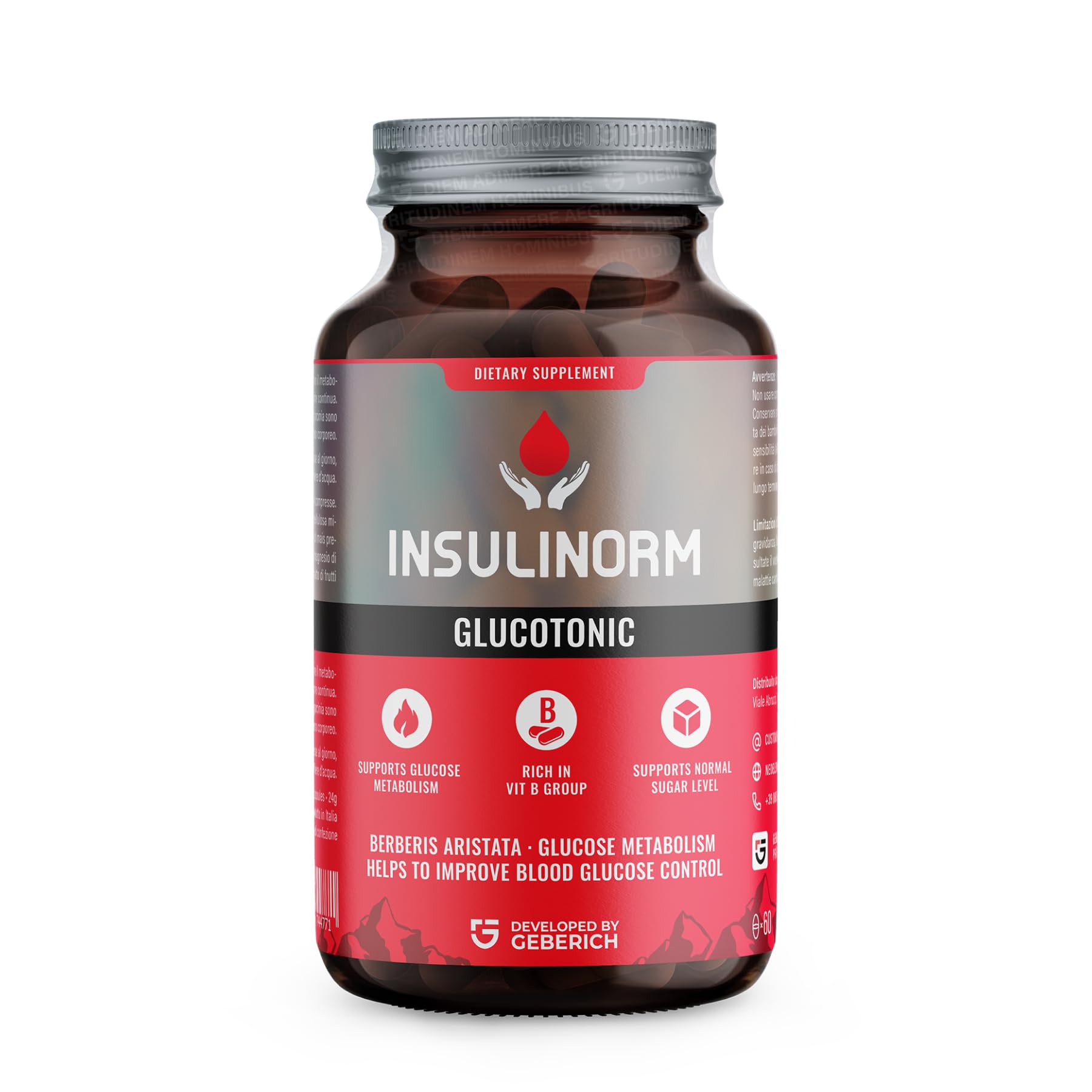 Kapseln Insulinorm – Unterstützung von Stoffwechsel und Energie – mit Berberin, Shiitake, Grüner Tee – Premium Formel für Förderung von Vitalität und normalen Blutzuckerwerten – 30 Kapseln
