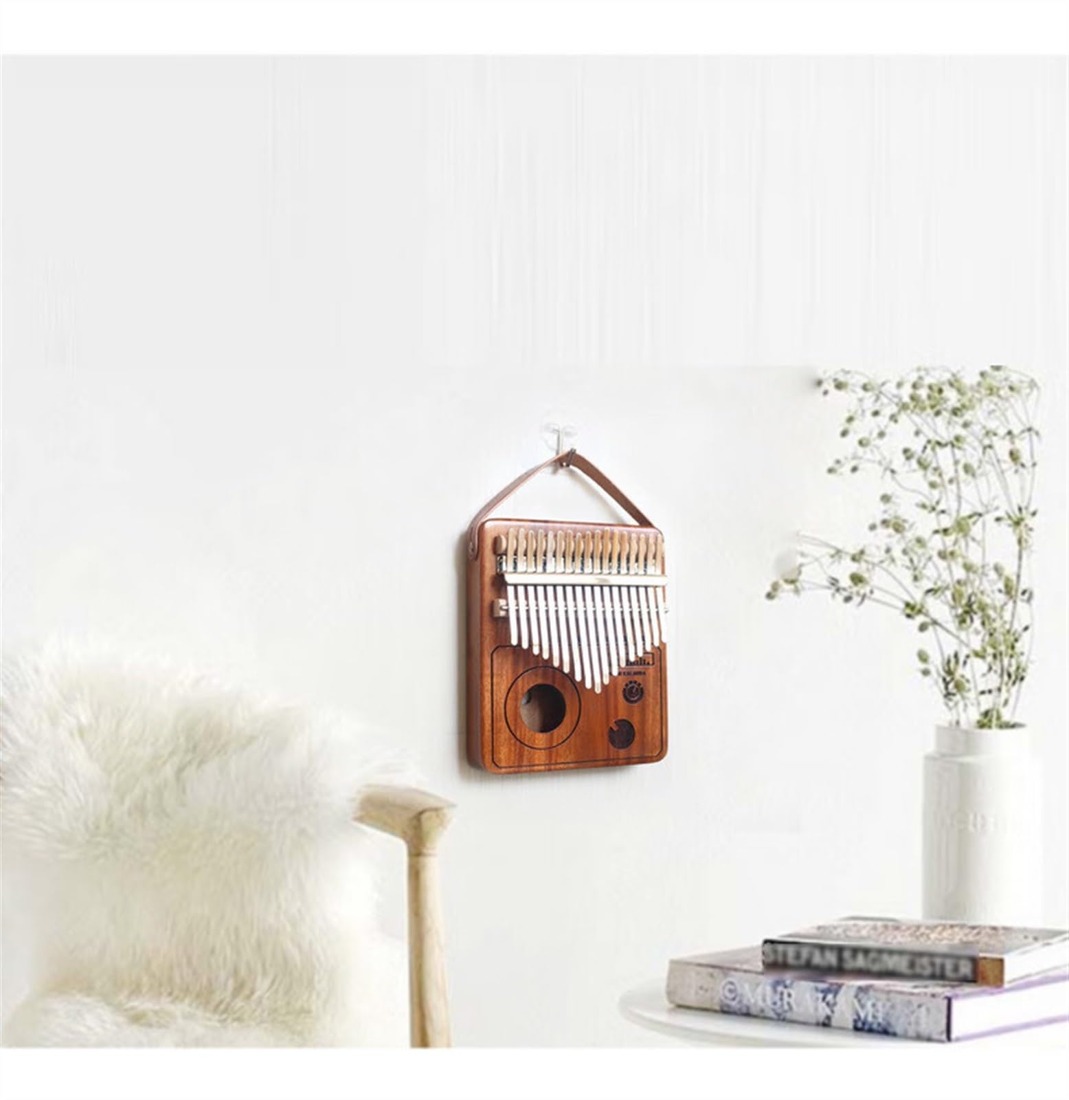 Daumenklavier Kalimba Anfänger Fingerklavier Instrument 21 Töne Mahagoni