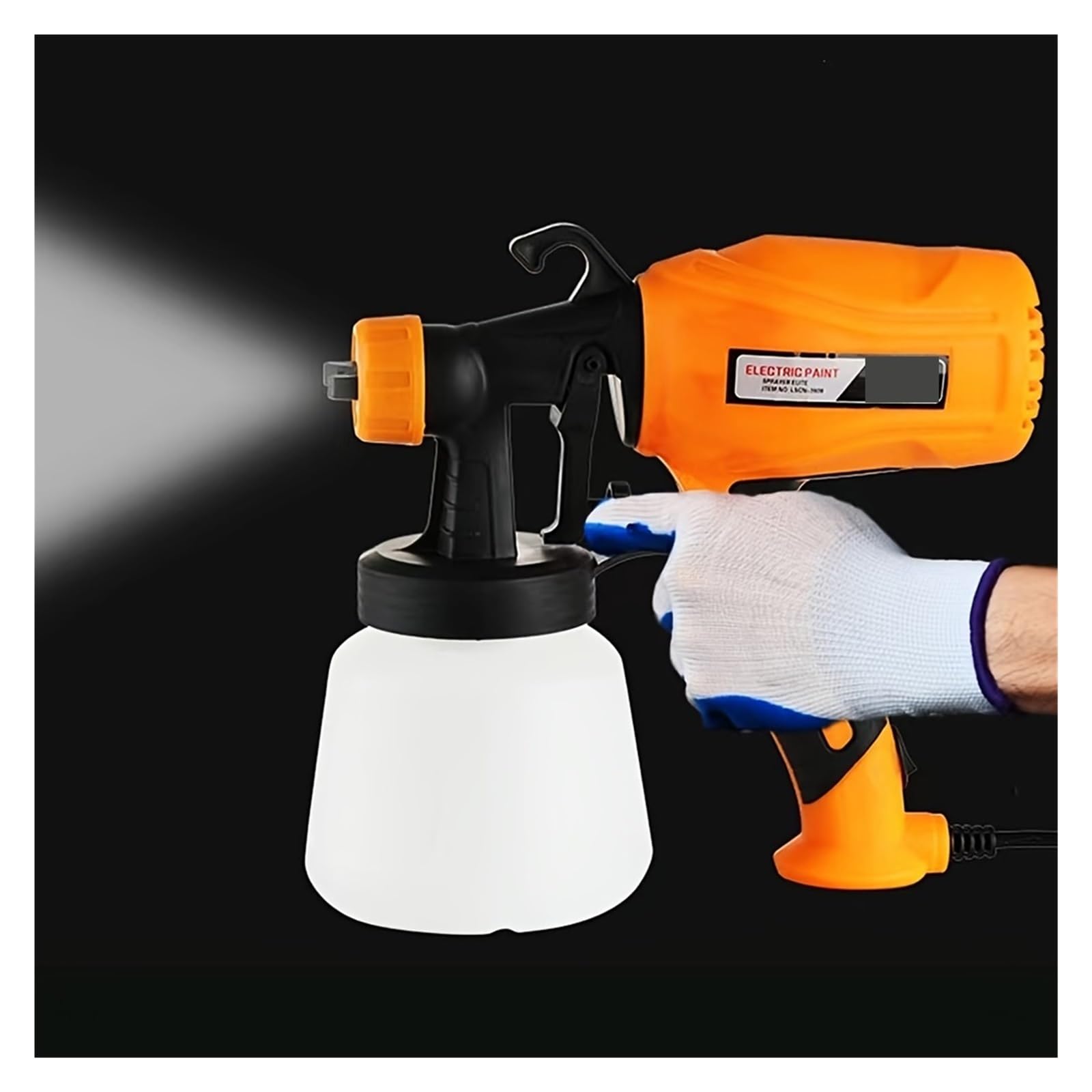 Elektryczny Pistolet Natryskowy O Pojemności 900 Ml I Mocy 600 W, 3 Wzory Natryskiwania