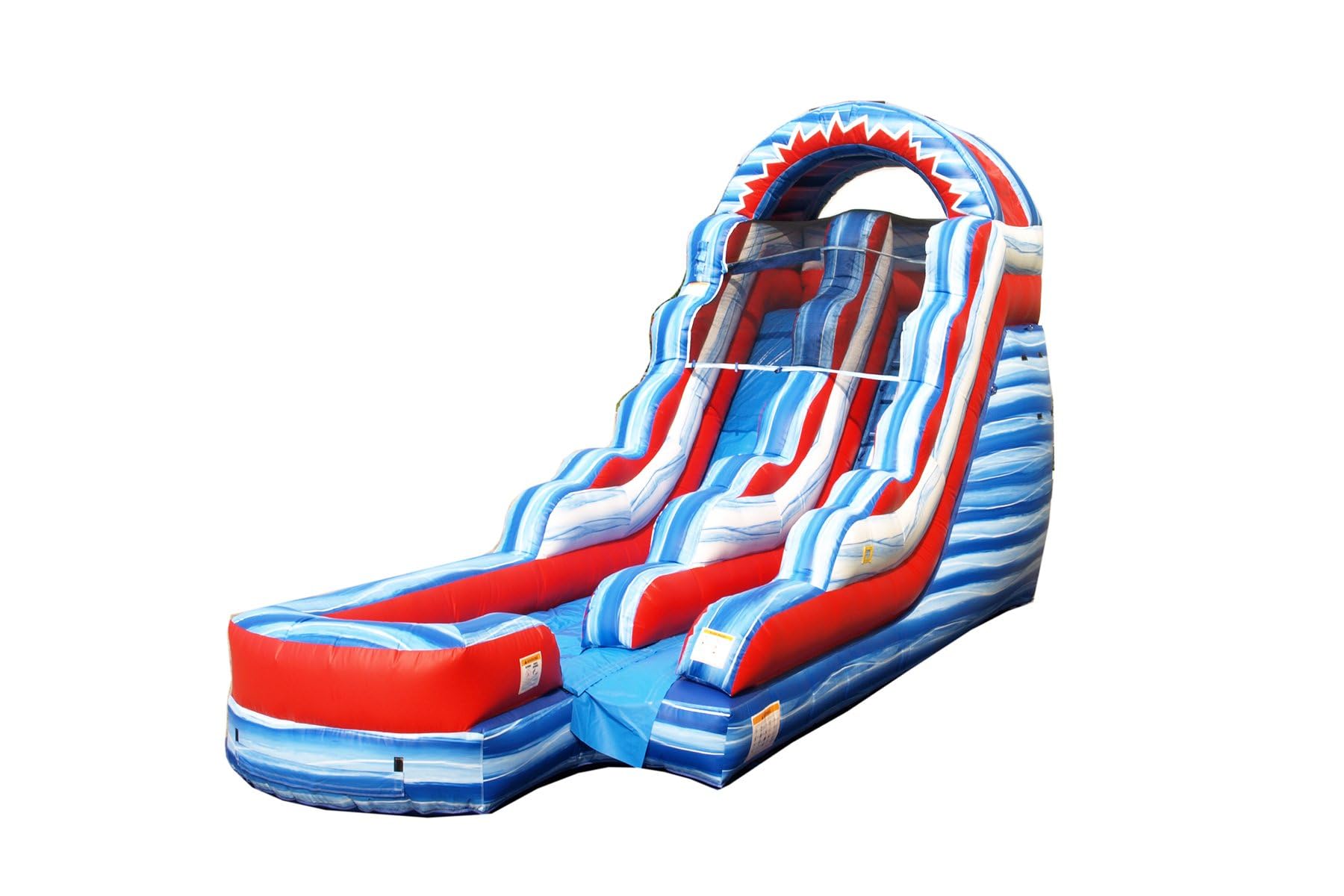 JumpOrange Inflatable Bounce House Slide Flash Bouncy Commercial Grade for Kids and Adults Attached Inflated Pool Wet Dry Outdoor Indoor Use for Events and Parties 27'L x 10'W x 15'H