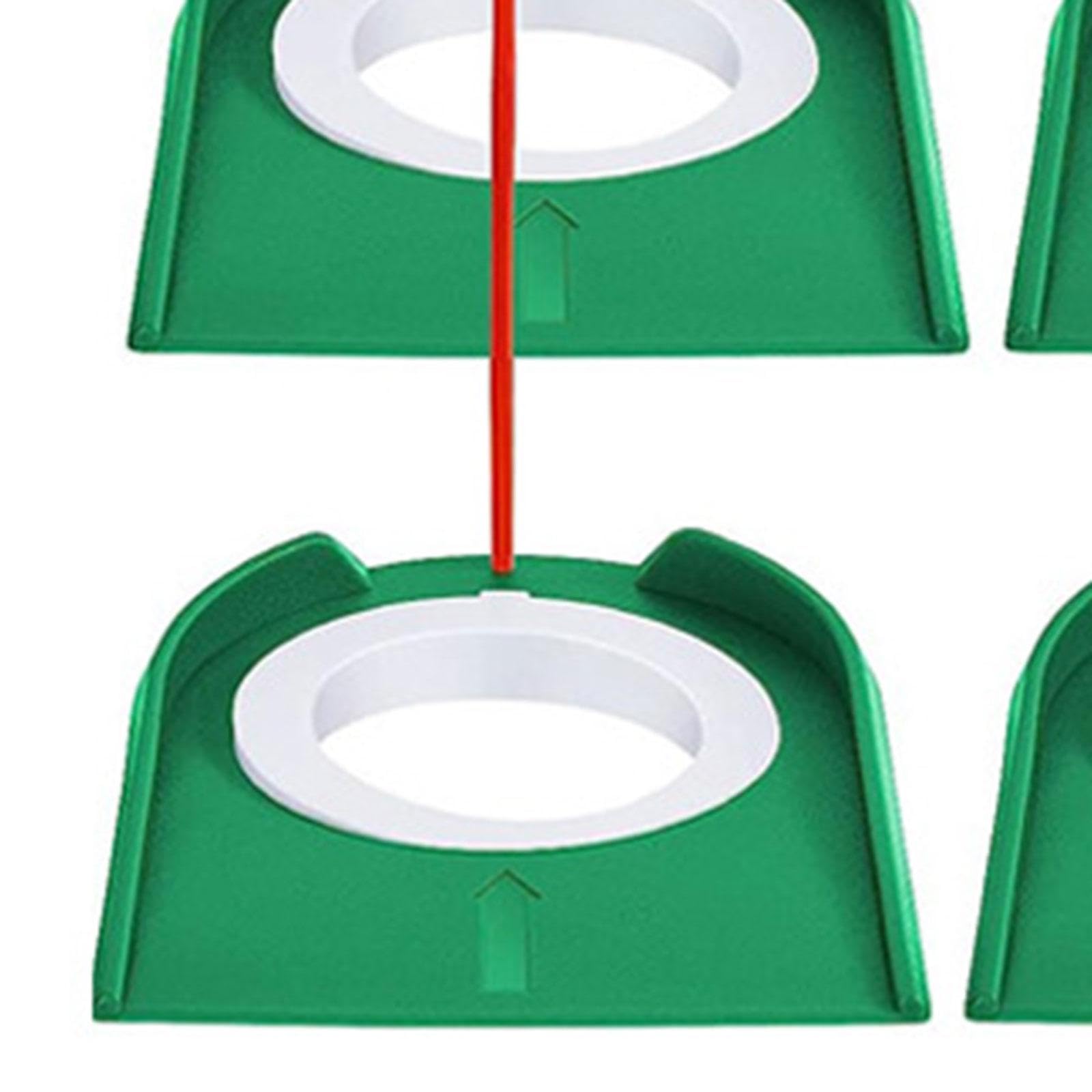 9 Piezas Copa de Golf para Entrenamiento de Putt Hoyos Numéricos Portables de PP Desmontable Mejora de Puntería Adecuada para Oficina Hogar Y Jardín F
