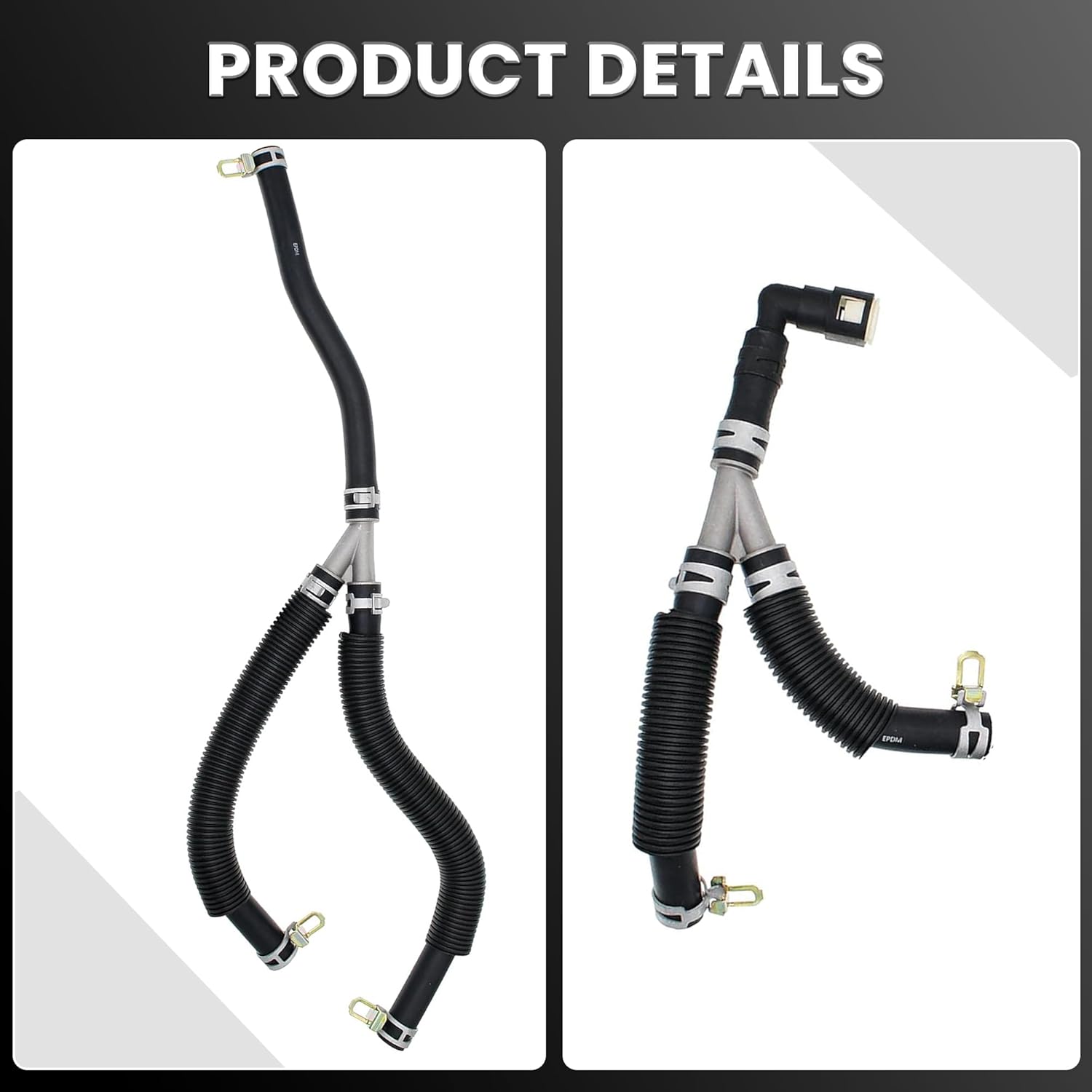 Engine HVAC Heater Hose Assembly Inlet & Outer Pipe 626315HP Compatible with Chrysler Town & Country 2011-2016 For Dodge Grand Caravan 2011-2020 （3.6L V6）