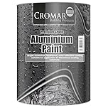 CROMAR Aluminium Paint Contractors Grade – Premium Solar Reflective Coating for Bituminous Roofing | Ideal for Steel and Corrugated Iron Surfaces | Bitumen Based Paint | 5L