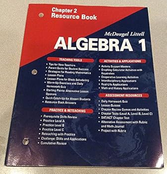 McDougal Littell Algebra 1: Resource Book: Chapter 2