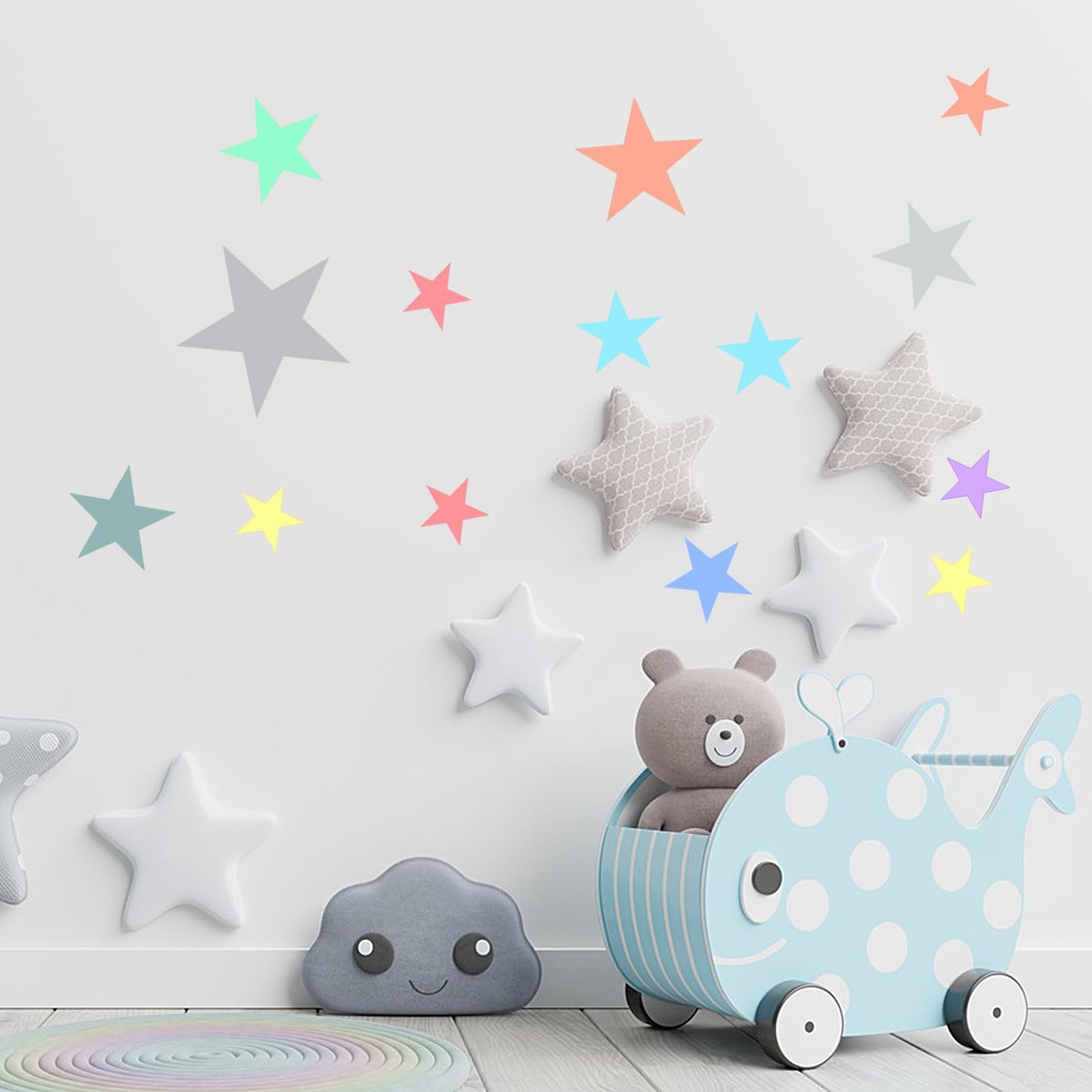 16 PCS Large Star Stencil, Star Stencils Different Sizes