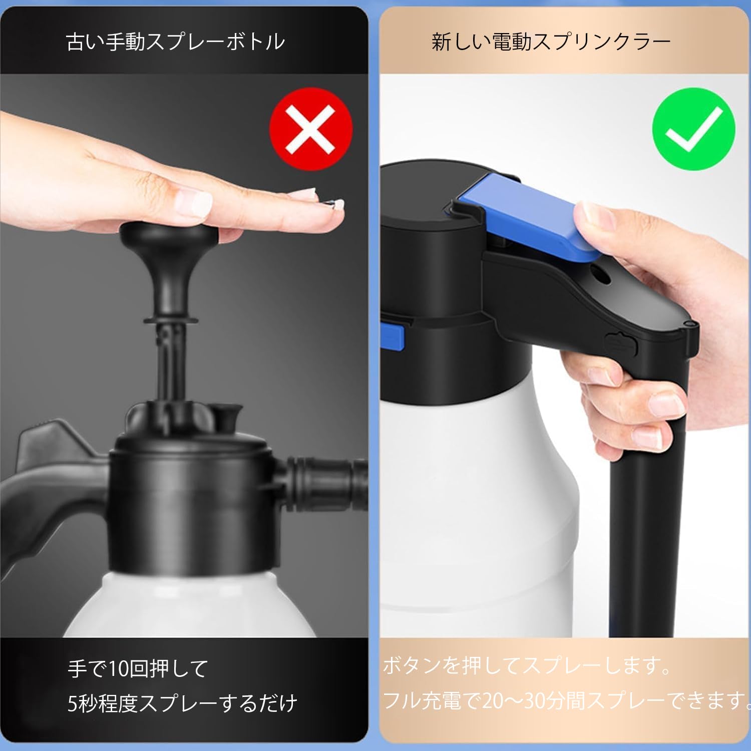 Amazon | SCOCCA電動発泡スプレー フォームガン 洗車フォームガン 1.5L