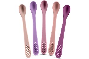 Pastel2 Silicone Baby Spoons and Bowls BPA Free