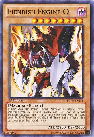 YU-GI-OH! - Fiendish Engine O (LCJW-EN181) - Colección legendaria 4: Joey's World - 1ª edición - Común