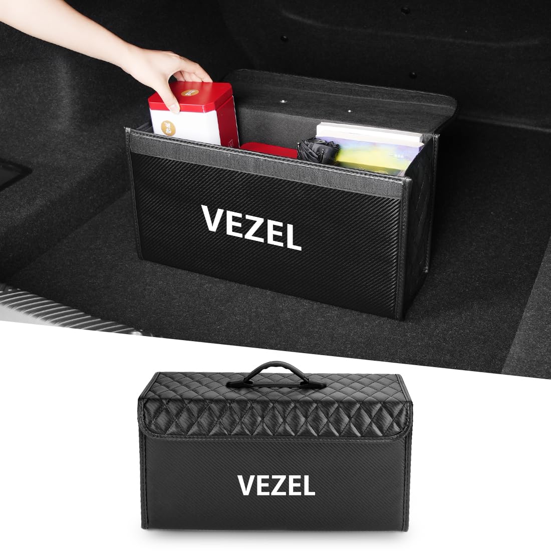 Amazon.co.jp: 【ホンダ ヴェゼル 専用】車 トランク 収納