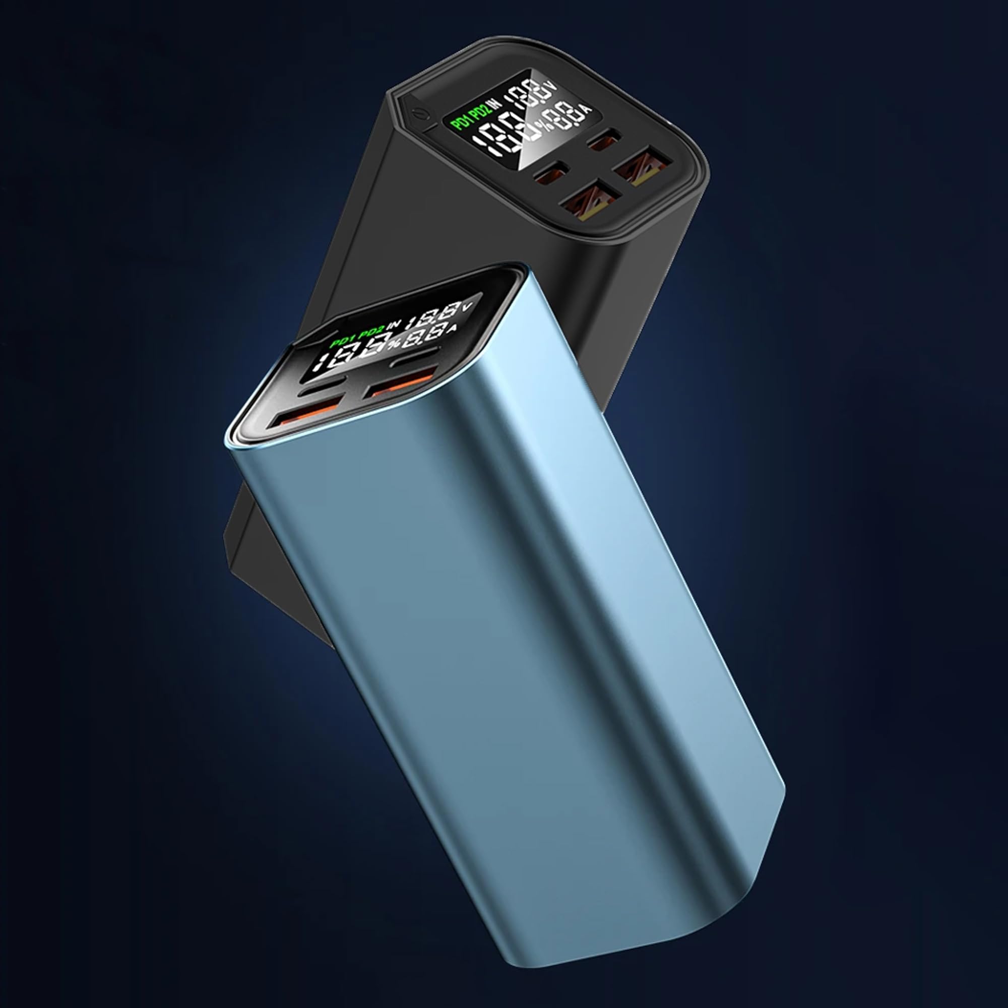 Powerbank ENERON 100 W 20 000 mAh szybka ładowarka 2 x USB-C / 2 x USB-A akumulator przenośny